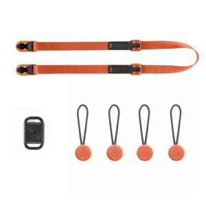 Pasek na szyję Peak Design Leash Ibis v3 - łososiowy + 4 zaczepy