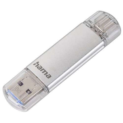 Pendrive Hama C-Laeta 256 GB USB 3.1 i USB- C srebrny