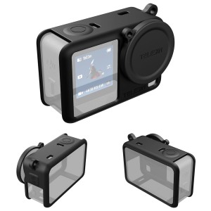 Silikonowa obudowa Telesin do DJI Osmo Action 6 [czarna] S6-PTC-11