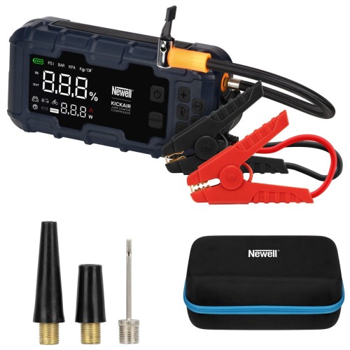 Urządzenie rozruchowe z kompresorem Newell KickAir - Jump Starter 12000 mAh