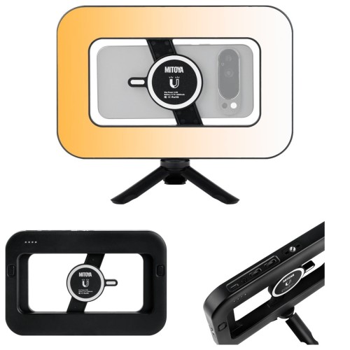 Lampa LED Mitoya Acara Bi-Color z magnetycznym uchwytem do telefonu