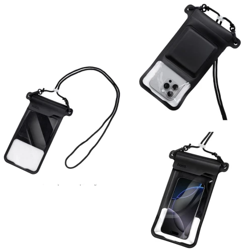 Wodoodporny futerał etui na telefon Hoco BAG31 czarny