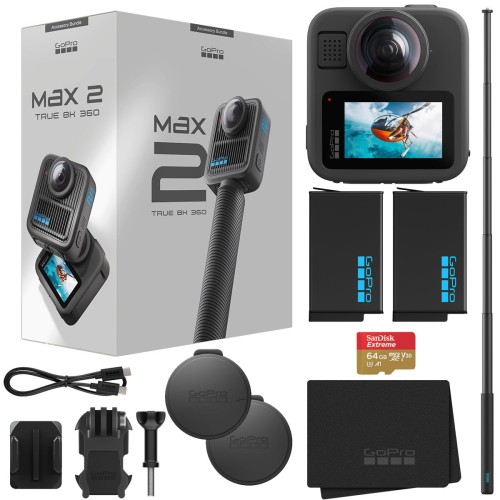 Kamera sferyczna GoPro MAX 2 true 8k Accessory Bundle