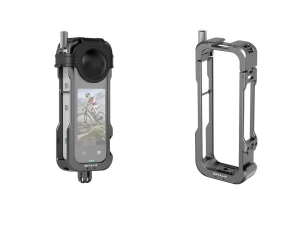 Metalowa obudowa ochronna z osłoną obiektywu PULUZ do Insta 360 X4