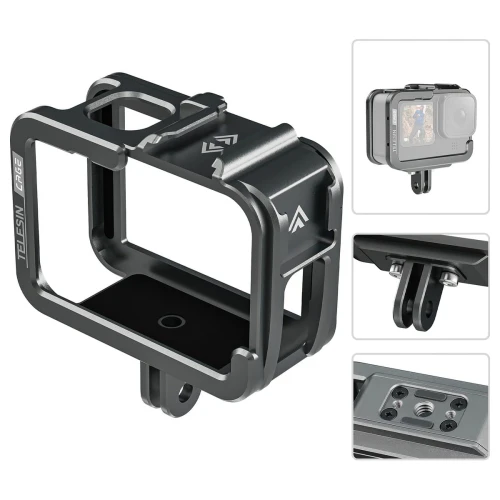 Klatka metalowa Telesin do kamer GoPro Hero 9 / 10 / 11 / 12 / 13