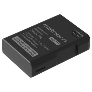 Akumulator zamiennik Nikon EN-EL14a Mathorn MB-111 1100mAh ładowanie USB-C