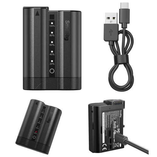 Akumulator SmallRig 5299 Nikon EN-EL15c 2600mAh USB-C z wyświetlaczem 