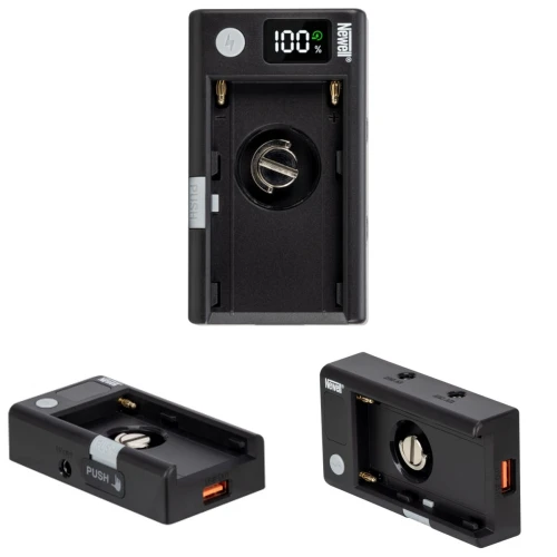 Adapter Zasilania Newell Baterii NP-F Powerbank USB-C PD DC 12V LCD Rig