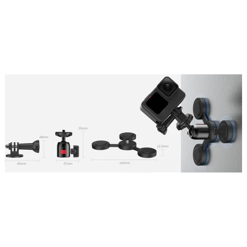 Uchwyt magnetyczny Ulanzi GO-001 do kamer sportowych