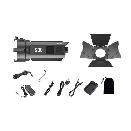 Lampa LED Godox S30 + Wrota
