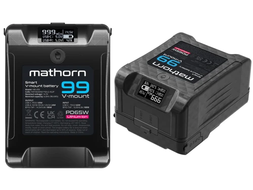 Akumulator Mathorn MB-V99 Smart OLED V-mount 99Wh