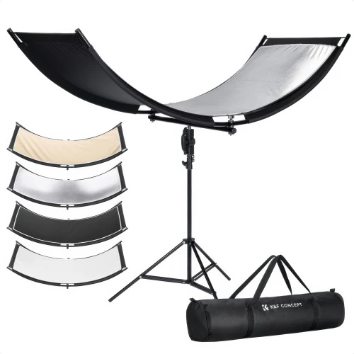 Blenda zakrzywiona K&F Concept U-Shape 4w1 - 60x180 cm
