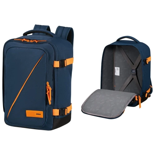 Plecak American Tourister 149174 A677  Kabinowy RYANAIR Dark Navy/Radiant Orange