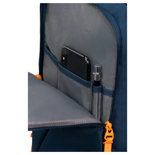 Plecak American Tourister 149174 A677  Kabinowy RYANAIR Dark Navy/Radiant Orange