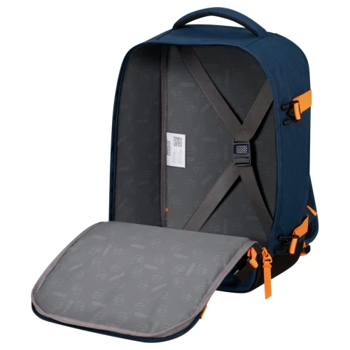 Plecak American Tourister 149174 A677  Kabinowy RYANAIR Dark Navy/Radiant Orange