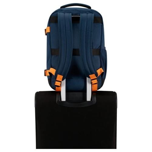 Plecak American Tourister 149174 A677  Kabinowy RYANAIR Dark Navy/Radiant Orange