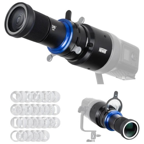 Strumienica optyczna Newell Perseo-36 Pro Bowens + 29x GOBO