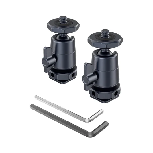 SmallRig 2948 Mini głowica z gwintem 1/4" oraz zimną stopką x2