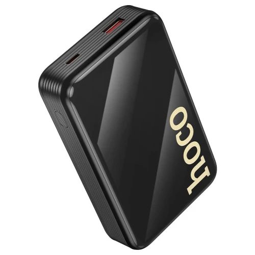 Powerbank Hoco 20000 mAh QC PD 22,5W z wbudowanymi kablami USB C + Lightning Q37A czarny