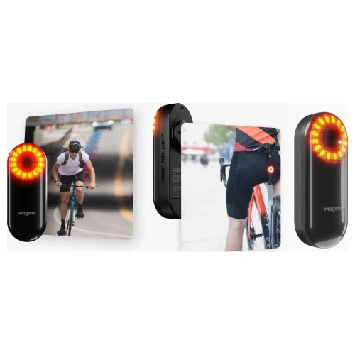 Tylna Lampka z Radarem Magene L508 Stop ANT+ Bluetooth IPX7