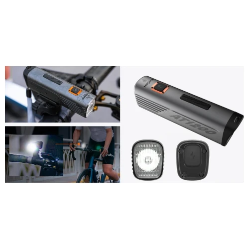 Lampka rowerowa przednia Magene AT1600 1600lm Akumulator 5000mAh Powerbank