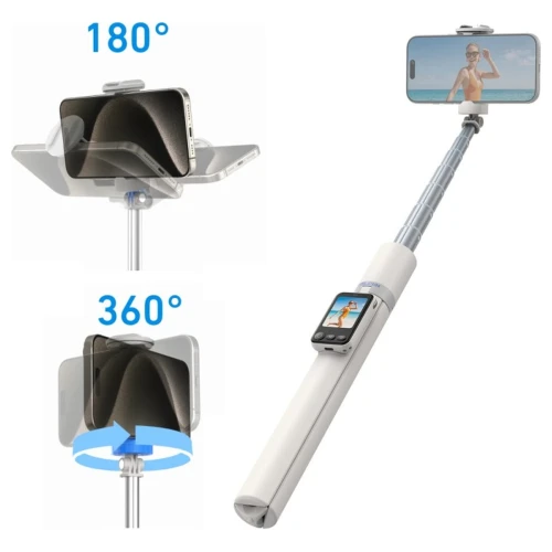 Statyw Selfie Stick Telesin 170cm z Monitorem MagSafe Pilot