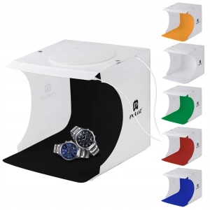 Namiot bezcieniowy Puluz 20 cm LED 2x panel LED foto produktowe