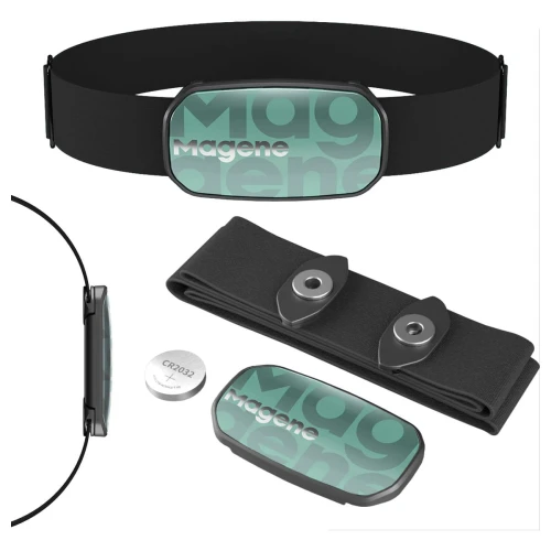 Czujnik tętna pas piersiowy Magene H603 ANT+ Bluetooth Strava - niebieski