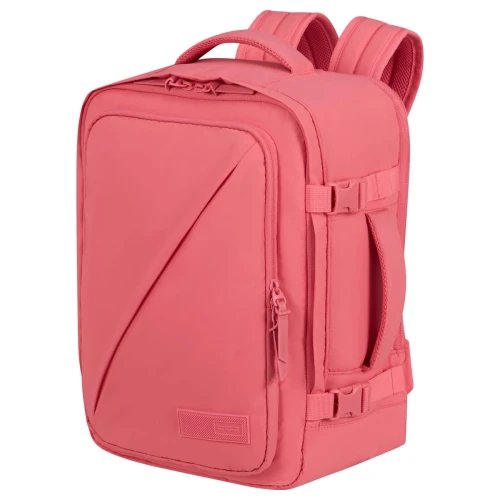 American Tourister PLECAK KABINOWY (RYANAIR/WIZZ AIR)TAKE2CABIN S/M CASUAL PINK GLITCH
