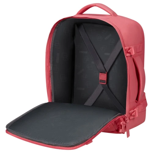American Tourister PLECAK KABINOWY (RYANAIR/WIZZ AIR)TAKE2CABIN S/M CASUAL PINK GLITCH