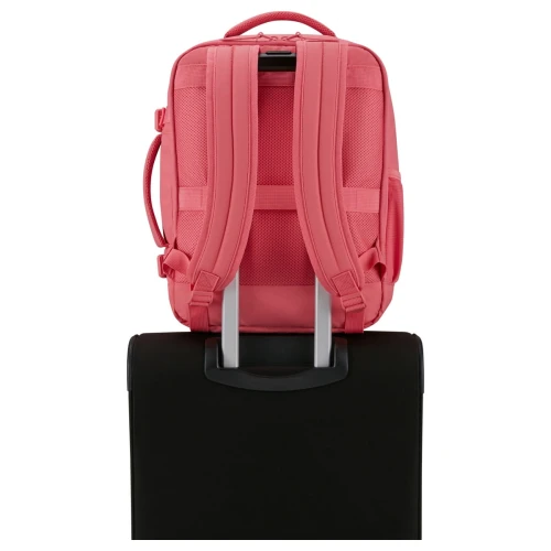 American Tourister PLECAK KABINOWY (RYANAIR/WIZZ AIR)TAKE2CABIN S/M CASUAL PINK GLITCH