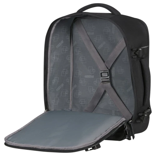 American Tourister PLECAK KABINOWY (RYANAIR/WIZZ AIR)TAKE2CABIN S/M SPORT BLACK
