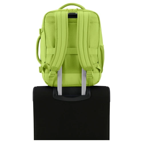 American Tourister PLECAK KABINOWY (RYANAIR/WIZZ AIR)TAKE2CABIN S/M CASUAL HYPER LIME