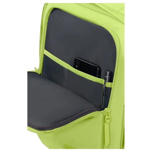 American Tourister PLECAK KABINOWY (RYANAIR/WIZZ AIR)TAKE2CABIN S/M CASUAL HYPER LIME