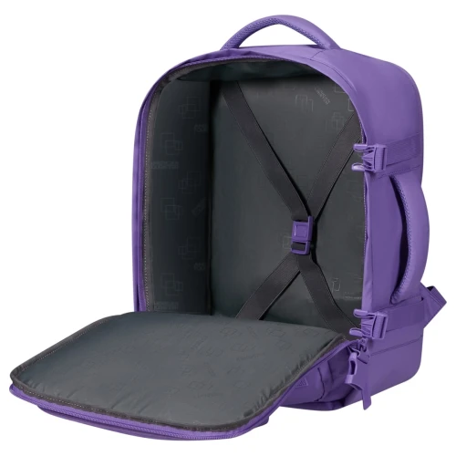 American Tourister PLECAK KABINOWY (RYANAIR/WIZZ AIR)TAKE2CABIN S/M CASUAL PURPLE PULSE