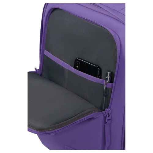 American Tourister PLECAK KABINOWY (RYANAIR/WIZZ AIR)TAKE2CABIN S/M CASUAL PURPLE PULSE