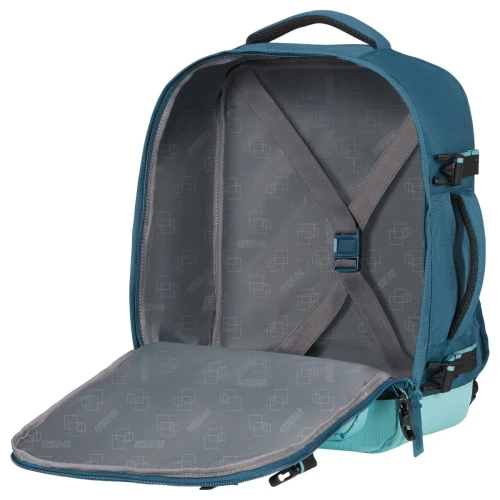 American Tourister PLECAK KABINOWY (RYANAIR/WIZZ AIR)TAKE2CABIN S/M SPORT HARBOR BLUE