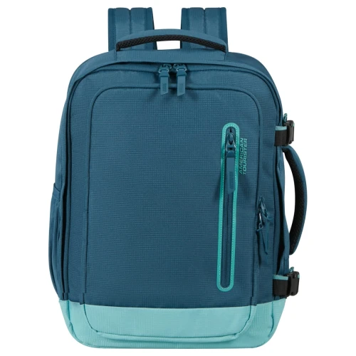 American Tourister PLECAK KABINOWY (RYANAIR/WIZZ AIR)TAKE2CABIN S/M SPORT HARBOR BLUE