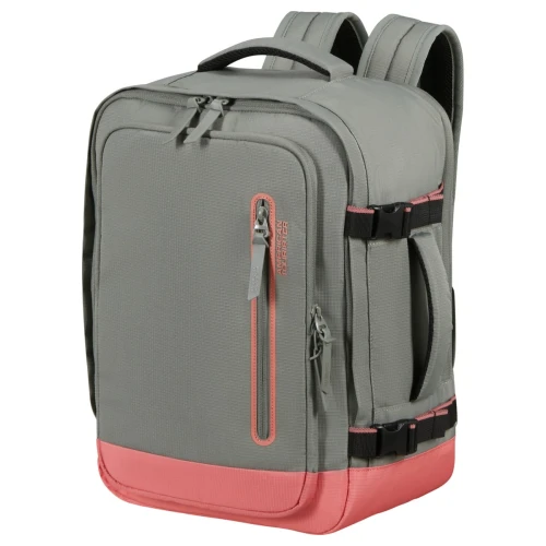American Tourister PLECAK KABINOWY (RYANAIR/WIZZ AIR)TAKE2CABIN S/M SPORT SAGE/CORAL