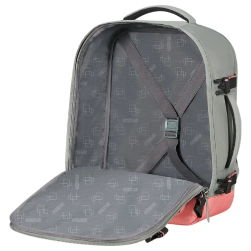 American Tourister PLECAK KABINOWY (RYANAIR/WIZZ AIR)TAKE2CABIN S/M SPORT SAGE/CORAL