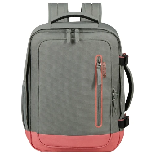 American Tourister PLECAK KABINOWY (RYANAIR/WIZZ AIR)TAKE2CABIN S/M SPORT SAGE/CORAL