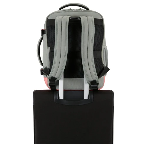 American Tourister PLECAK KABINOWY (RYANAIR/WIZZ AIR)TAKE2CABIN S/M SPORT SAGE/CORAL