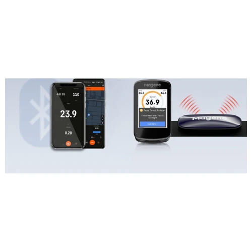 Czujnik Tętna Pas Magene H613 Akumulator Pamięć ANT+ Bluetooth rozmiar S