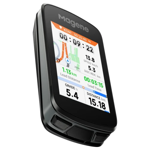 Licznik Rowerowy GPS Magene C606 V2 Nawigacja Dotyk WiFi Strava