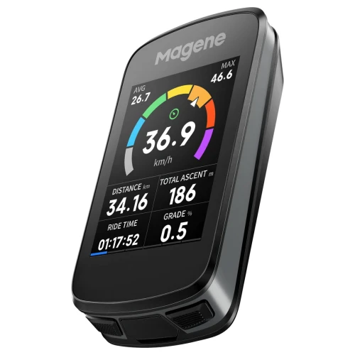 Licznik Rowerowy GPS Magene C606 V2 Nawigacja Dotyk WiFi Strava