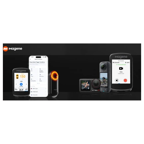 Licznik Rowerowy GPS Magene C606 V2 Nawigacja Dotyk WiFi Strava