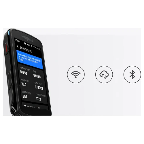Licznik Nawigacja Magene C706 WiFi ANT+ Dotyk 3,3" Lektor PL