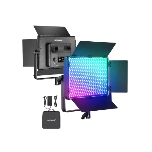 Panel Lampa LED NEEWER RBB1200 RGBWW 2500-10000K Aplikacja DMX V-Mount