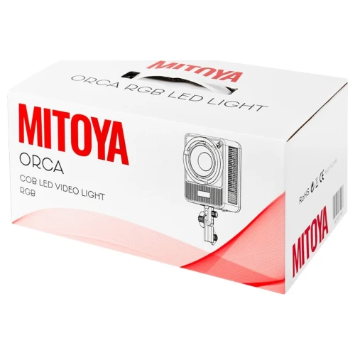 Lampa video LED studyjna światła stałego COB MITOYA ORCA 230 RGB Bowens