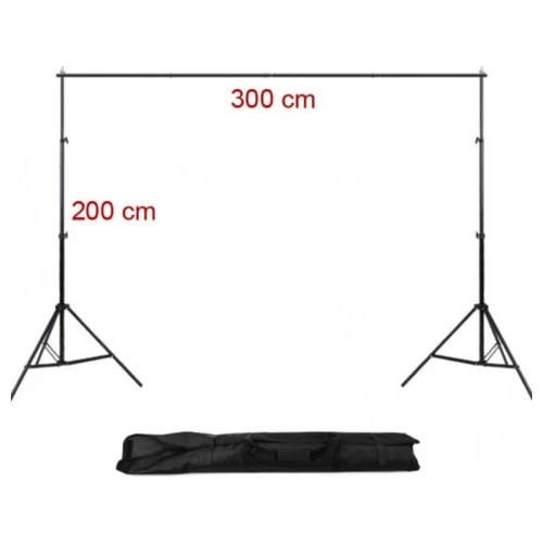 System do zawieszania tła fotograficznego zestaw statyw belka 2x3m MITOYA